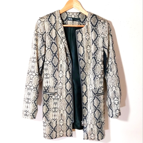 Zara Other - Zara Python Print Coat